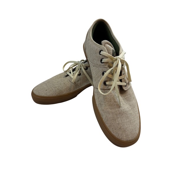 Globe Other - Globe Mark Appleyard Men Mahalo Hemp Low Top Lace Up Skate Shoes Tan Gum Sole 11